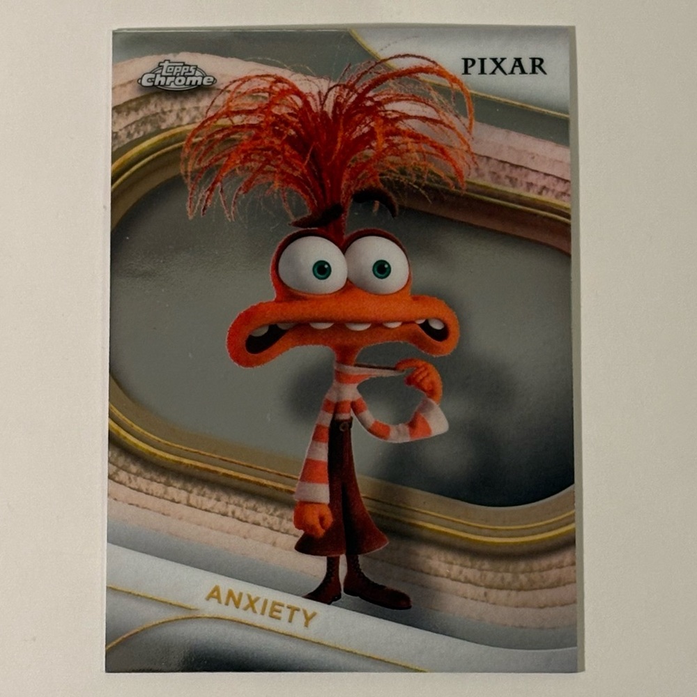 [5/$15] 2025 TOPPS CHROME DISNEY PIXAR ANXIETY INSIDE OUT - BASE SET CARD #84 NM